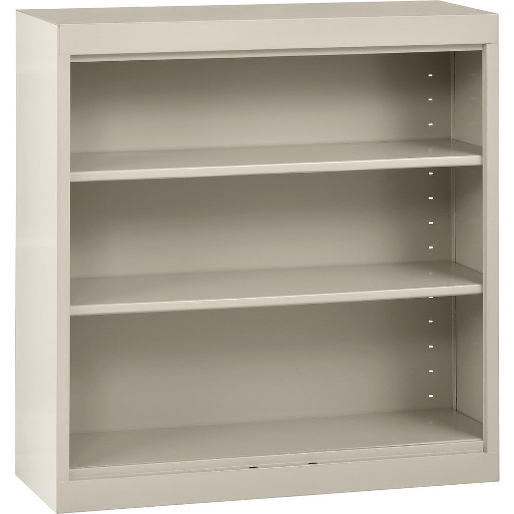 Bookcases; Overall Height: 36in ; Overall Width: 36 ; Overall Depth: 12 ; Material: Steel ; Color: Putty ; Shelf Weight Capacity: 200