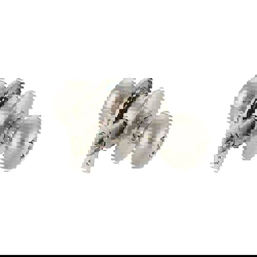 Knob Locksets; Cylinder Type: None ; Type: Passage ; Key Type: Keyless ; Material: Cold Rolled Steel ; Finish/Coating: Satin Stainless Steel ; Compatible Door Thickness: 1 3/8 - 1 3/4