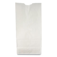 Paper Bags; Bag Type: Grocery Bag ; Color: White ; Handle Included: No ; Bag Bottom Type: Flat ; UNSPSC Code: 0024111502