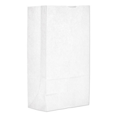 Paper Bags; Bag Type: Grocery Bag ; Color: White ; Handle Included: No ; Bag Bottom Type: Flat ; UNSPSC Code: 0024111503