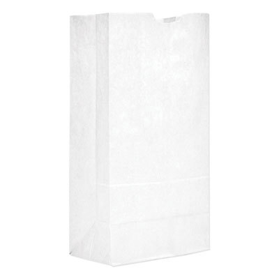 Paper Bags; Bag Type: Grocery Bag ; Color: White ; Handle Included: No ; Bag Bottom Type: Flat ; UNSPSC Code: 0024111503
