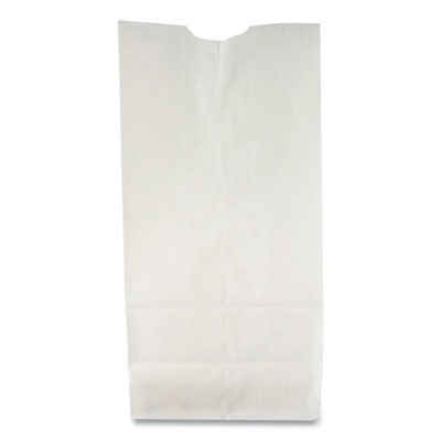 Paper Bags; Bag Type: Grocery Bag ; Color: White ; Handle Included: No ; Bag Bottom Type: Flat ; UNSPSC Code: 0024111503