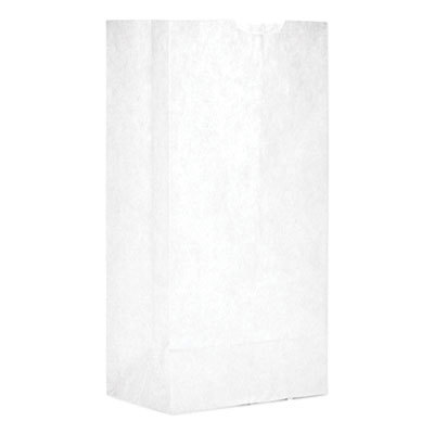 Paper Bags; Bag Type: Grocery Bag ; Color: White ; Handle Included: No ; Bag Bottom Type: Flat ; UNSPSC Code: 0024111503