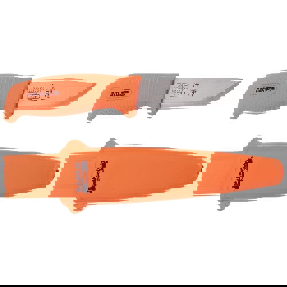 Fixed Blade Knives; Trade Type: Multi-Blade ; Blade Type: Robust multipurpose knife with a solid stainless steel blade ; Blade Material: Stainless Steel ; Blade Length: 4 ; Overall Length: 9.00 ; Handle Material: Plastic