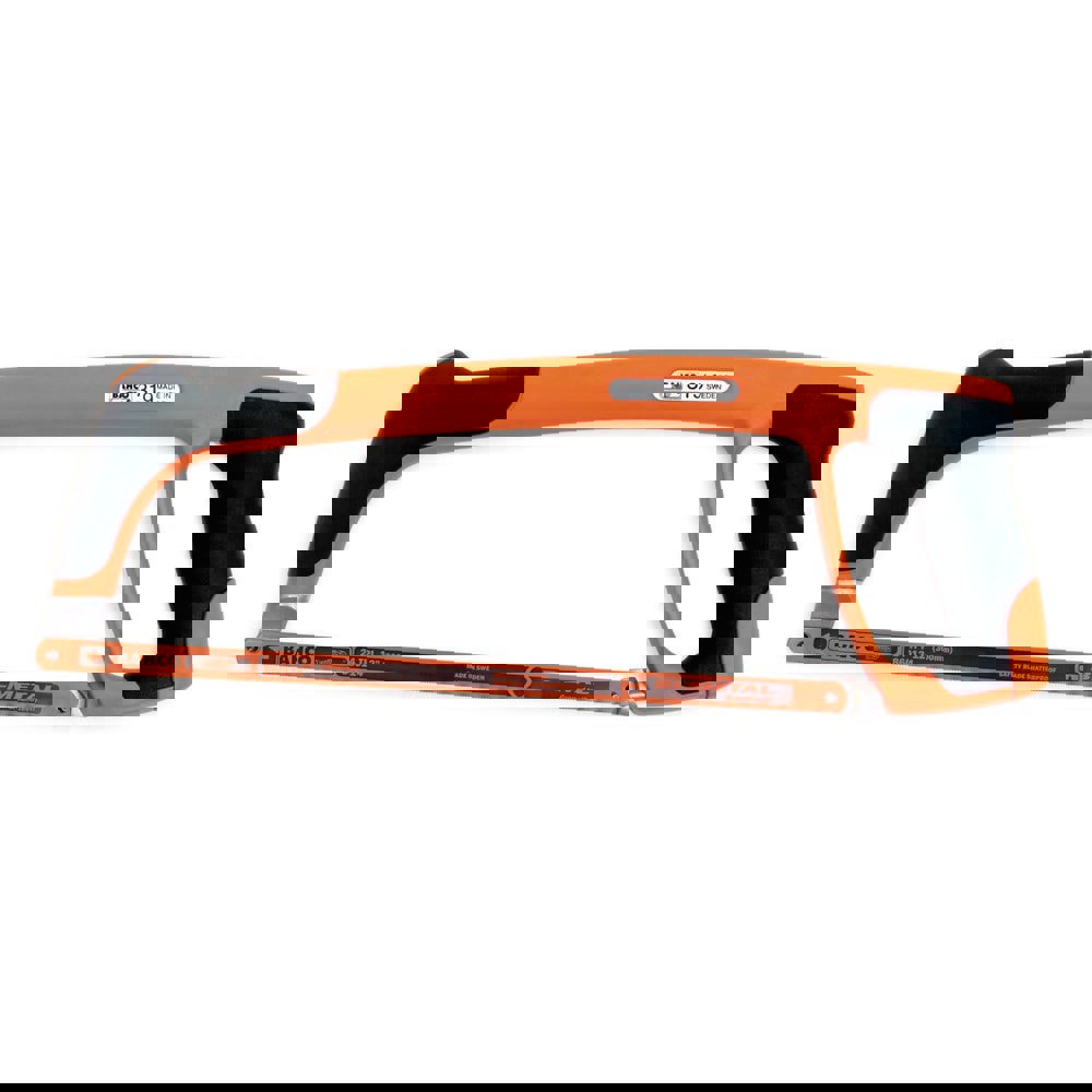 Hacksaws; Blade Material: Bi-Metal ; Handle Material: Plastic with Overmold ; Applicable Material: Bolts; Metal; Steel; Tubing; Wire ; Blade Length: 12 ; Teeth Per Inch: 24 ; Insulated: No