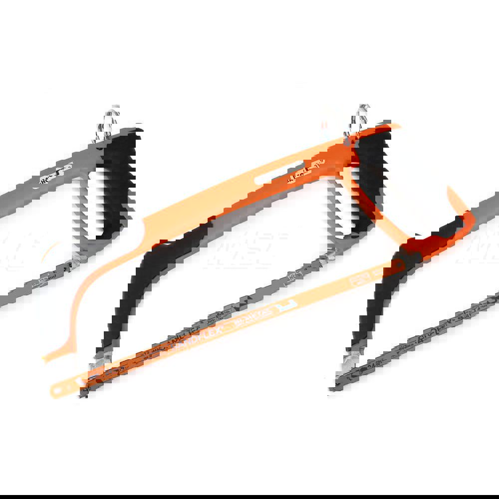 Hacksaws; Tool Type: Tethered Hacksaw; Fractional Blade Lengths: 12; Throat Depth (Inch): 4-3/4; Applications: Can also be used as a compass saw; Blade Material: Bi-Metal; Handle Material: Aluminum; Overall Length (Inch): 16