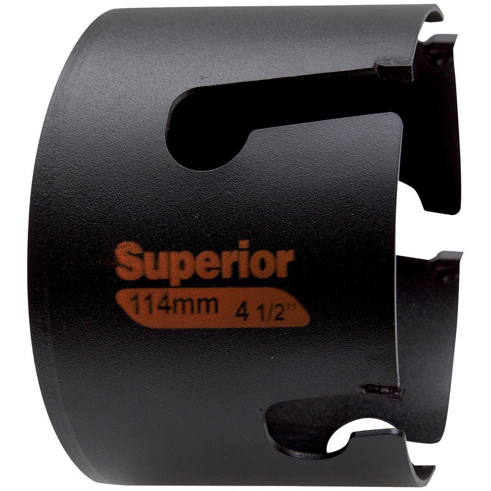Hole Saws; Hole Saw Compatibility: Power Drills ; Saw Diameter (Inch): 4 ; Saw Diameter (Decimal Inch): 4.0000 ; Saw Material: Carbide Tipped ; Cutting Depth (Inch): 2-3/20 ; Cutting Edge Style: Gulleted