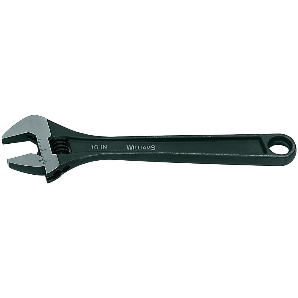 Adjustable Wrenches; Overall Length (Inch): 10 ; Finish: Black Phosphate ; Measuring Scale: Yes ; Head Angle: 15.000 ; Standards: ISO 6787; DIN 3117; ASME B107.8-2003; BS 6333 ; Additional Information: Weight: 400 g; Jaw Tip Thickness: 8.6 mm