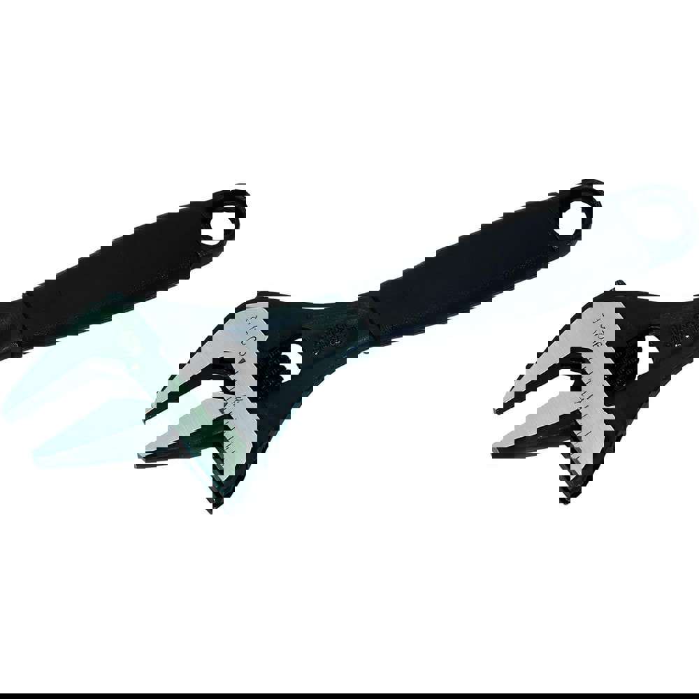 Adjustable Wrenches; Overall Length (Inch): 6 ; Finish: Black Phosphate ; Handle Type: Ergonomic ; Measuring Scale: Yes ; Insulated: No ; Head Angle: 15.000