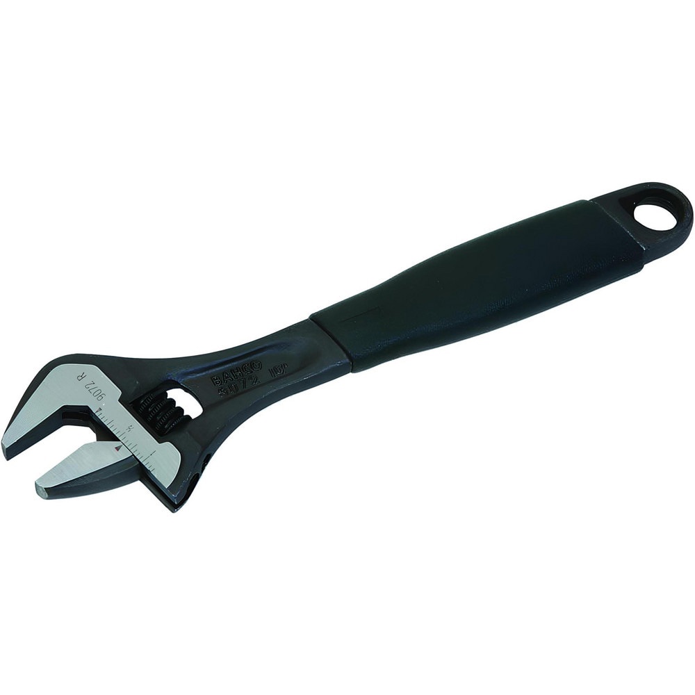 Adjustable Wrenches; Overall Length (Inch): 12 ; Finish: Black Phosphate ; Handle Type: Ergonomic ; Measuring Scale: Yes ; Insulated: No ; Reversing: Yes