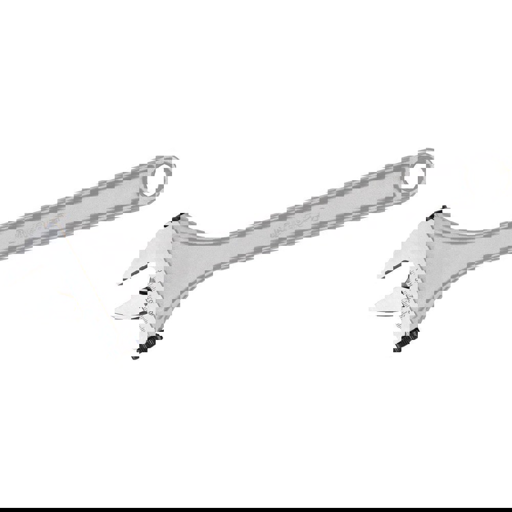 Adjustable Wrenches; Overall Length (Inch): 16 ; Finish: Chrome ; Handle Type: Contoured ; Measuring Scale: Yes ; Ratcheting: No ; Lockable: No