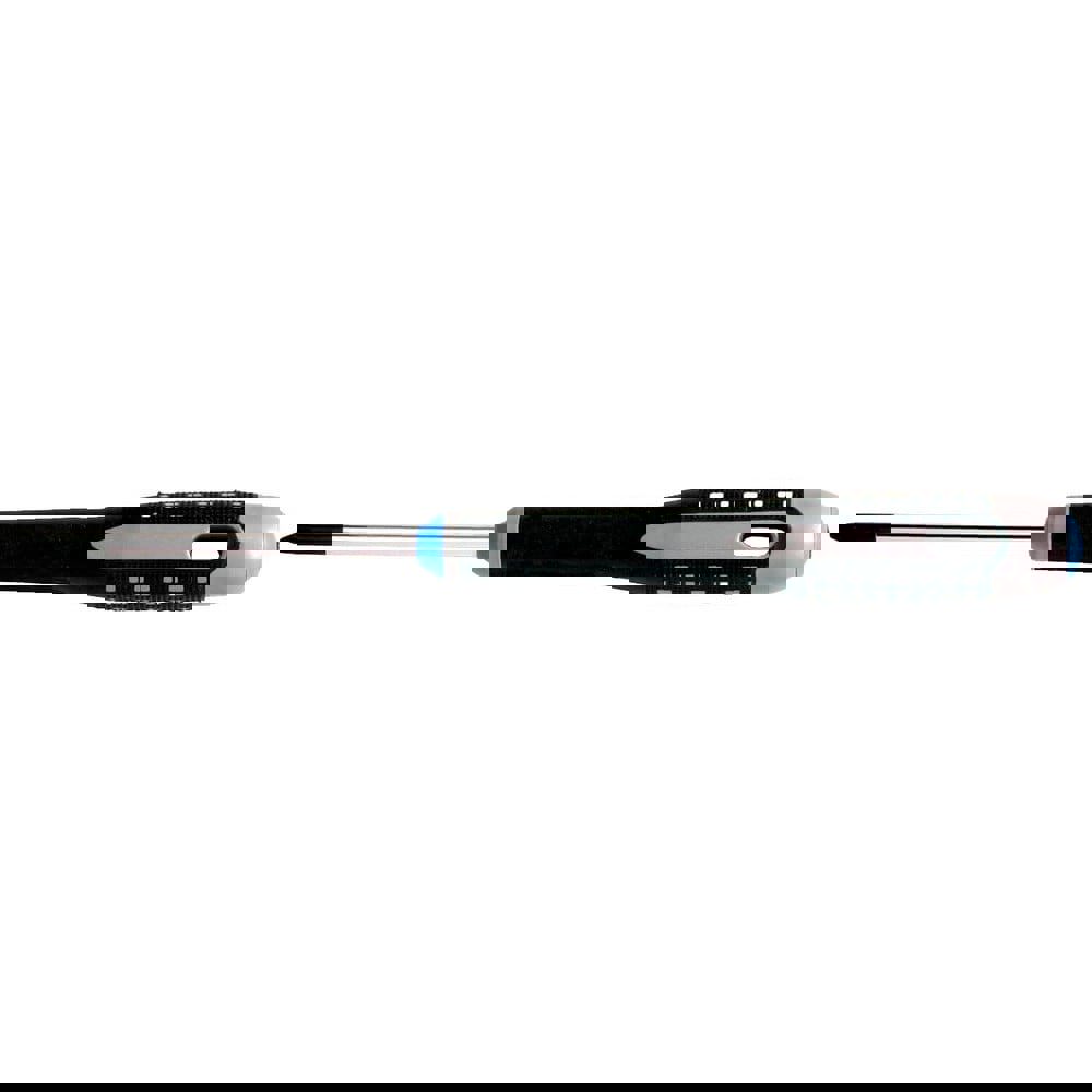 Precision & Specialty Screwdrivers; Tool Type: Pozidriv Screwdriver ; Blade Length: 2 ; Overall Length: 7.25 ; Handle Color: Black; Blue; Gray ; Finish: Chrome ; Body Material: Steel