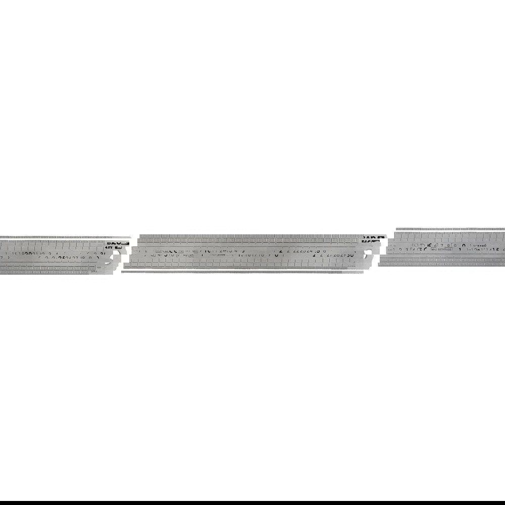 Steel Rules; Material: Steel ; Tip Style: Flat ; Color: Silver ; Includes Hook: No