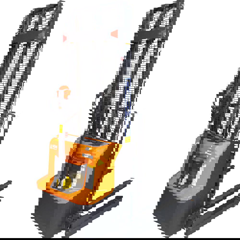 Battery Operated Lifts; Type: STACKER; Load Capacity (Lb.): 2600; Minimum Lift Height: 2; Battery Included: Yes; Maximum Lift Height: 114.00; Charger Included: Yes; Number Of Batteries: 1