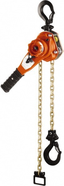 3,000 Lb Capacity, 10' Lift Height, Chain Lever Hoist with Overload Protection
