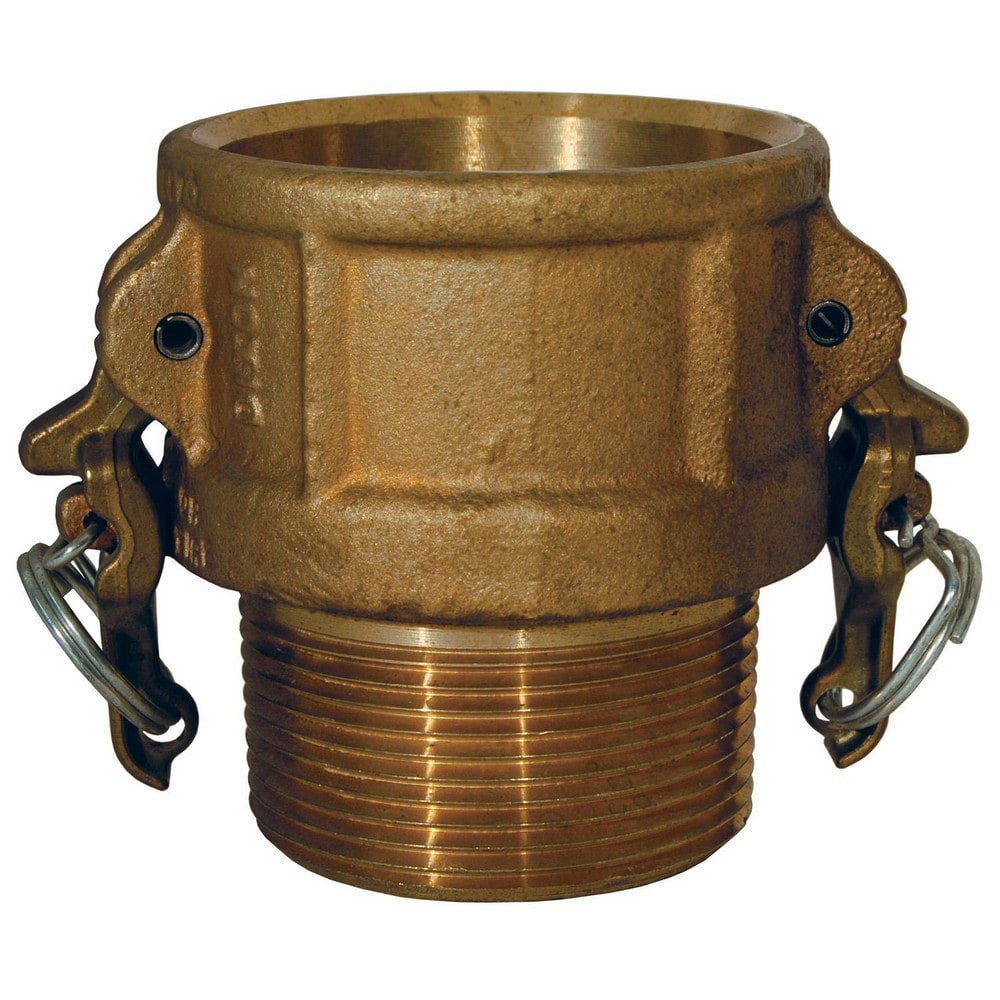Suction & Discharge Hose Couplings; Type: Type B Coupler ; Coupling Type: Cam & Groove ; Coupling Descriptor: Boss-Lock Coupler x MNPT ; Material: Brass ; Coupler Size (Fractional Inch): 3/4 ; Thread Size: 1