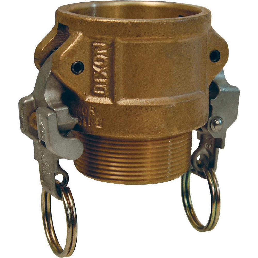 Suction & Discharge Hose Couplings; Type: Type B Coupler ; Coupling Type: Cam & Groove ; Coupling Descriptor: EZ Boss-Lock Coupler x MNPT ; Material: Brass ; Coupler Size (Fractional Inch): 1 ; Thread Size: 1