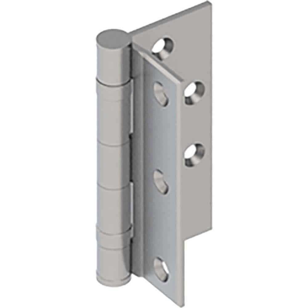 Commercial Hinges; Mount Type: Full-Mortise ; Hinge Material: Brass ; Length (Inch): 4-1/2 ; Finish: Satin Chrome ; Door Leaf Height (Decimal Inch): 4.5000 ; Door Leaf Width (Decimal Inch): 2.2500