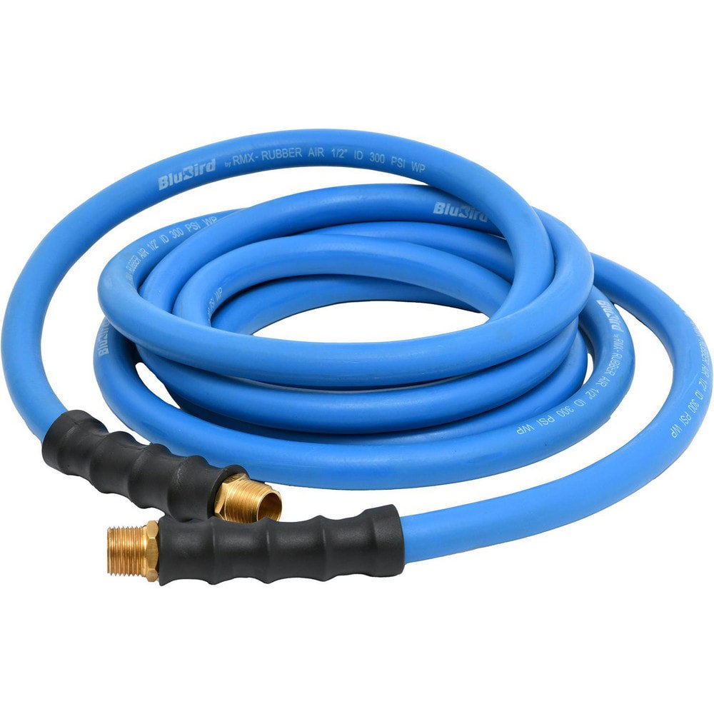 Air & Multi-Purpose Hose; Hose Type: Multipurpose Air Hose ; Length Ft. (Feet): 15 ; Type: Rubber Air Hose ; Color: Blue ; Material: EPDM ; Inside Diameter (Inch): 1/2