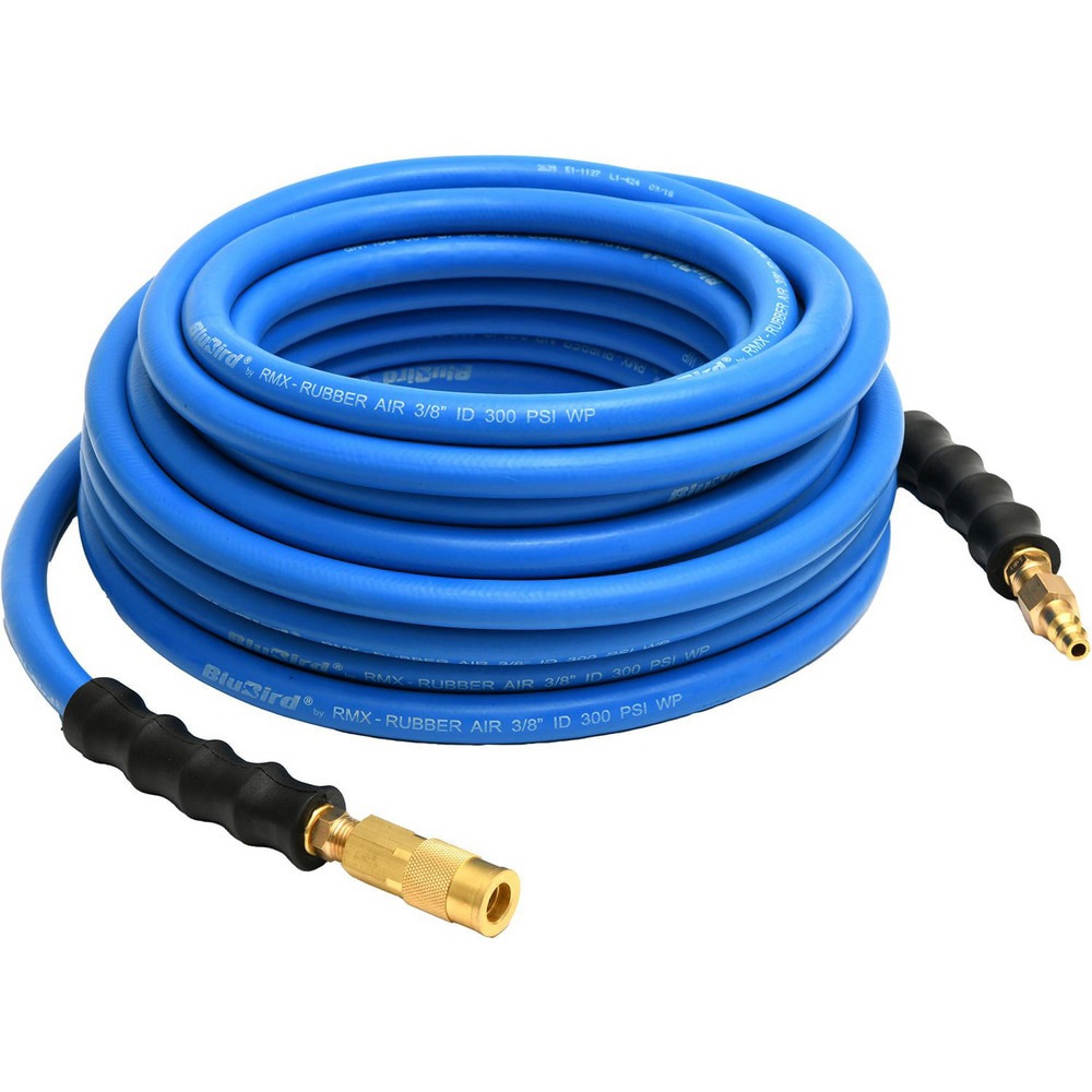 Air & Multi-Purpose Hose; Hose Type: Multipurpose Air Hose ; Length Ft. (Feet): 50 ; Type: Rubber Air Hose ; Color: Blue ; Material: EPDM ; Inside Diameter (Inch): 3/8