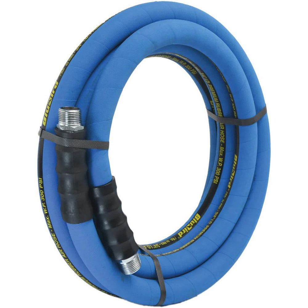 Air & Multi-Purpose Hose; Hose Type: Multipurpose Air Hose ; Length Ft. (Feet): 50 ; Type: Rubber Air Hose ; Color: Blue ; Material: Rubber ; Inside Diameter (Inch): 3/4