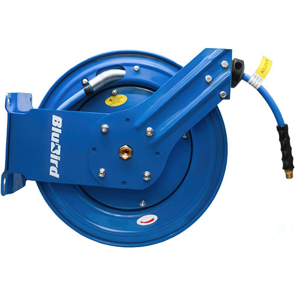 Hose Reels; Drive Type: Auto-Retractable ; Reel Type: Open ; Hose Length (Feet): 75.00 ; Hose Inside Diameter (Inch): 1/2 ; Maximum Working Pressure (Psi - 3 Decimals): 300.000 ; Application: Air Hose
