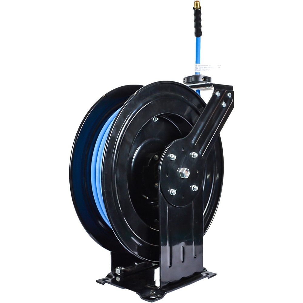 Hose Reels; Drive Type: Auto-Retractable ; Reel Type: Open ; Hose Length (Feet): 75.00 ; Hose Inside Diameter (Inch): 3/8 ; Maximum Working Pressure (Psi - 3 Decimals): 300.000 ; Application: Air Hose