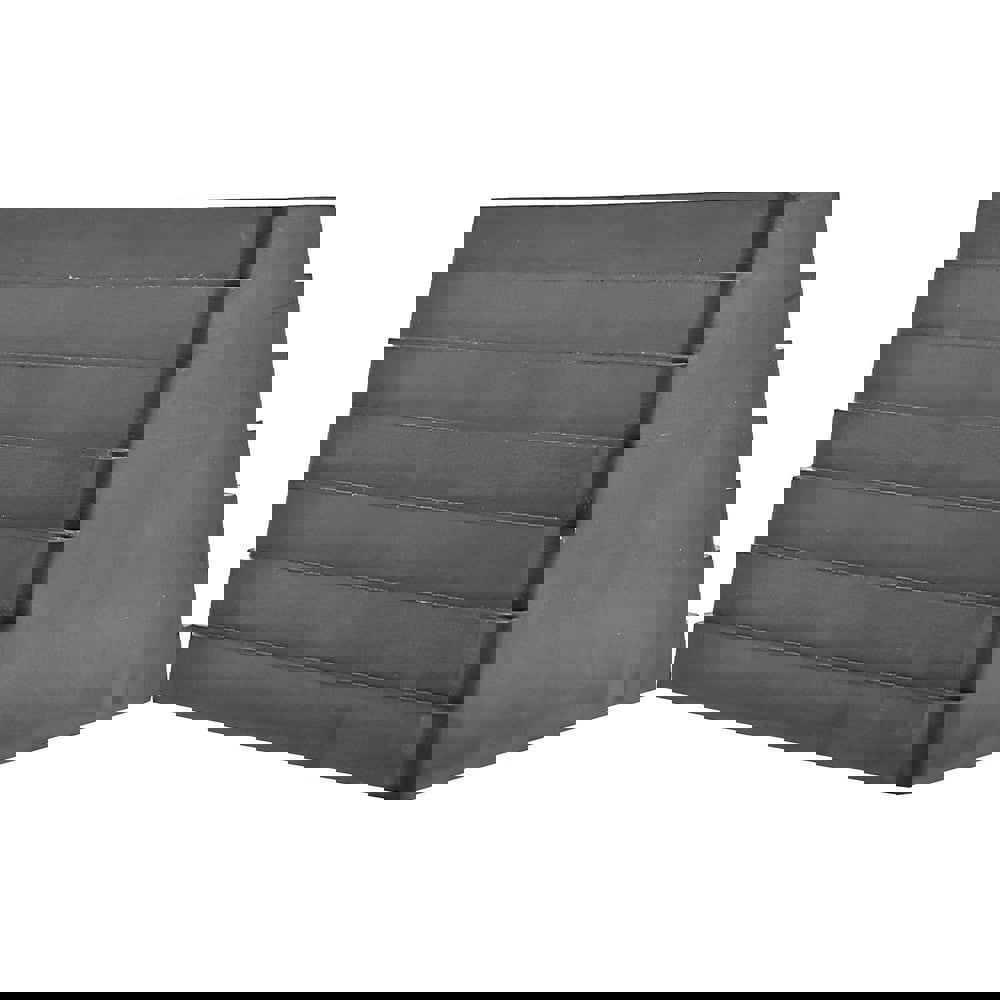 Wheel Chocks; Wheel Chock Type: Wheel Chock ; Base Tread: Grooved ; Width (Inch): 6 ; Construction: Molded ; Surface Tread: Ridged ; Material: Rubber