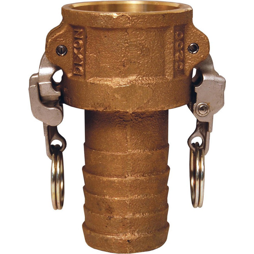 Suction & Discharge Hose Couplings; Type: Type C Coupler ; Coupling Type: Cam & Groove ; Coupling Descriptor: EZ Boss-Lock Coupler x Hose Shank ; Material: Brass ; Coupler Size (Fractional Inch): 1-1/2 ; Thread Size: Non-Threaded