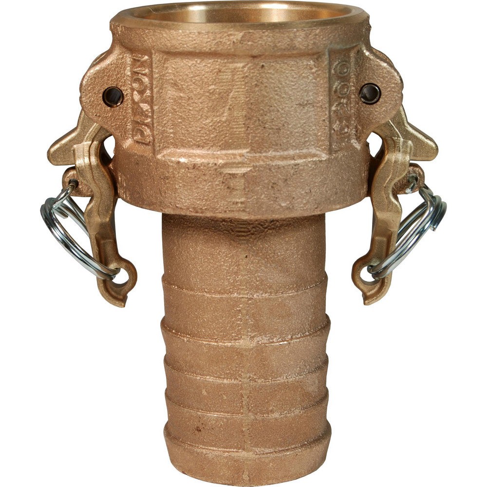 Suction & Discharge Hose Couplings; Type: Type C Coupler ; Coupling Type: Cam & Groove ; Coupling Descriptor: Boss-Lock Coupler x Hose Shank ; Material: Brass ; Coupler Size (Fractional Inch): 2 ; Thread Size: Non-Threaded