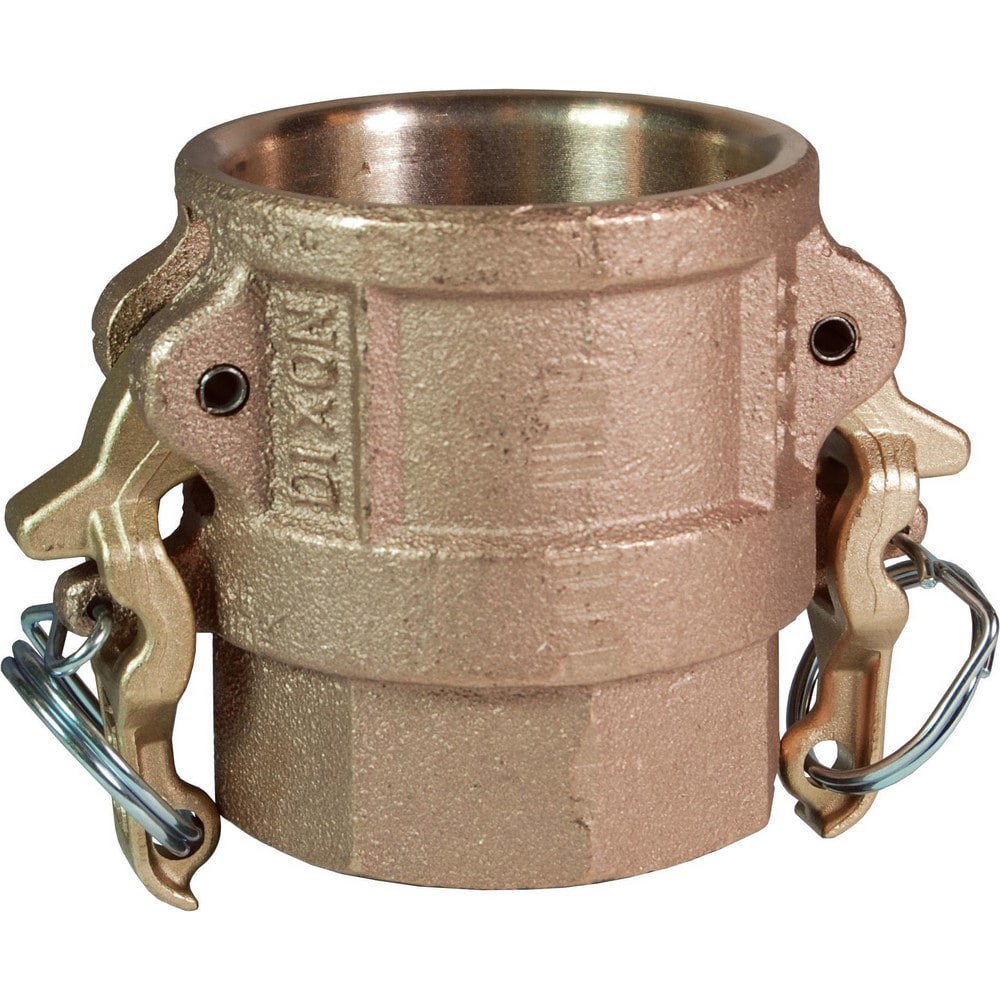 Suction & Discharge Hose Couplings; Type: Type D Coupler ; Coupling Type: Cam & Groove ; Coupling Descriptor: Boss-Lock Coupler x FNPT ; Material: Brass ; Coupler Size (Fractional Inch): 1 ; Thread Size: 1