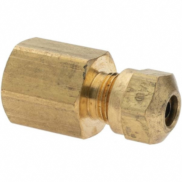 Compression Tube Connector: 1/4