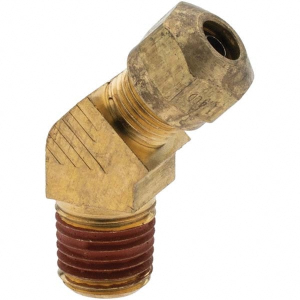 Compression Tube Male 45 &deg; Elbow: 1/4