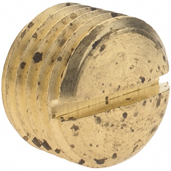 Industrial Pipe Slotted Plug: 1/4