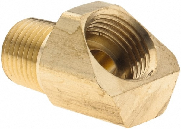 Brass Flared Tube Male 45 &deg; Elbow: 1/4