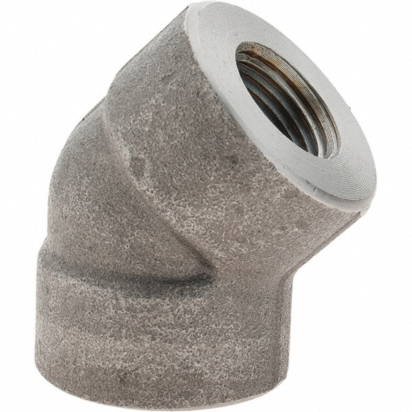 Black 45 &deg; Elbow: 1/2