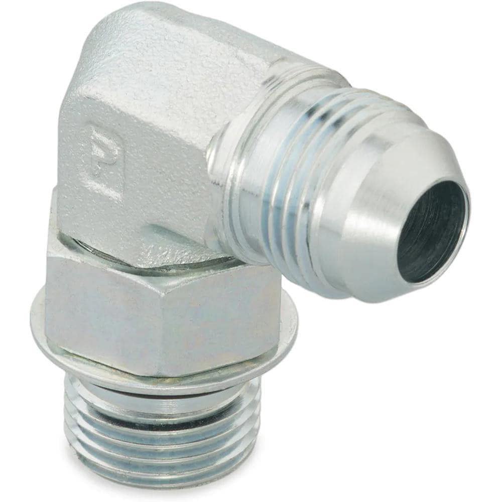 Steel Flared Tube Elbow Adapter: 3/4
