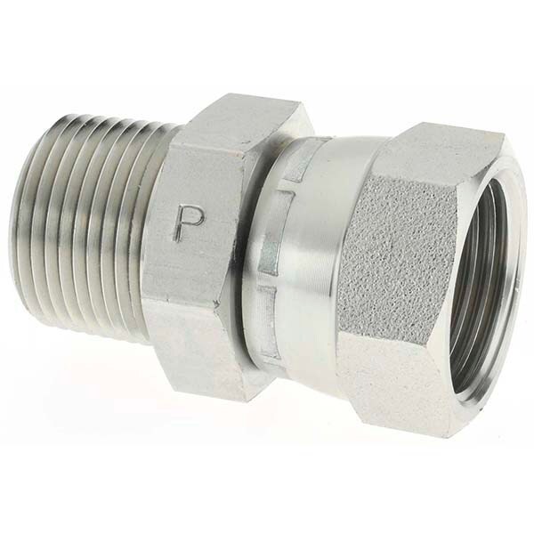 Steel Flared Tube Connector: 3/4