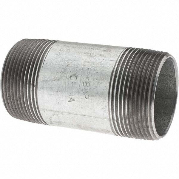Galvanized Pipe Nipple: 1-1/2