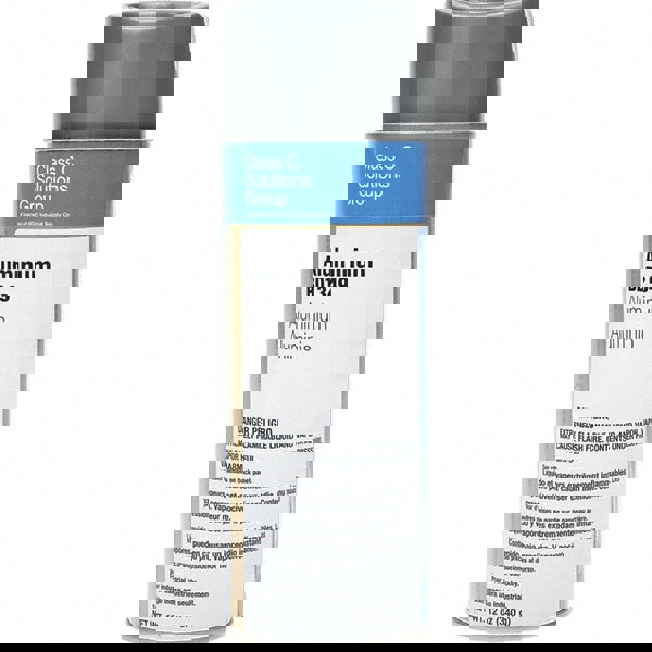 Enamel Spray Paint: Aluminum, 12 oz