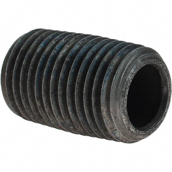 Black Pipe Nipple: 1/4