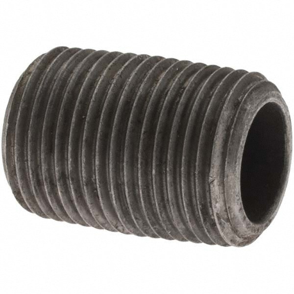Black Pipe Nipple: 3/8