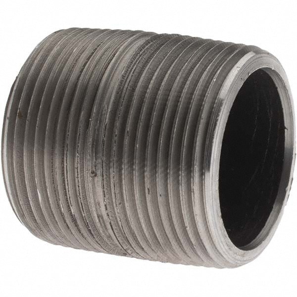 Black Pipe Nipple: 1-1/4