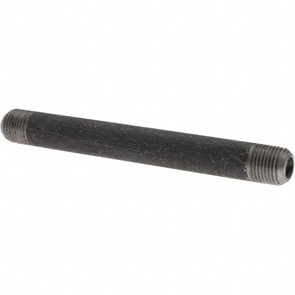 Black Pipe Nipple: 1/8