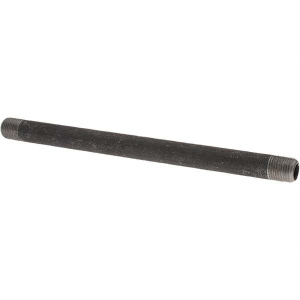 Black Pipe Nipple: 1/8