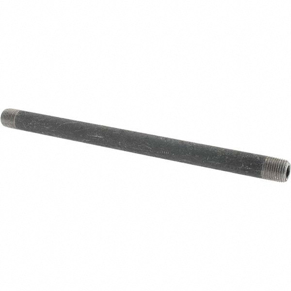Black Pipe Nipple: 1/8