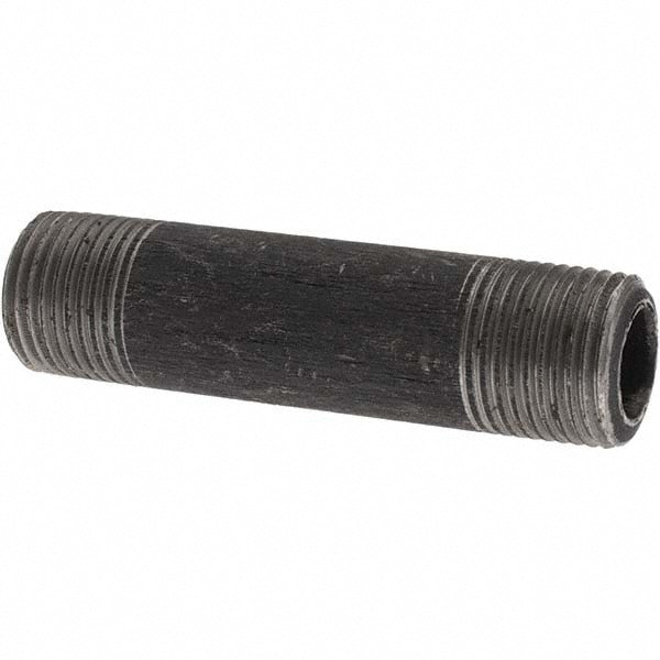 Black Pipe Nipple: 3/8