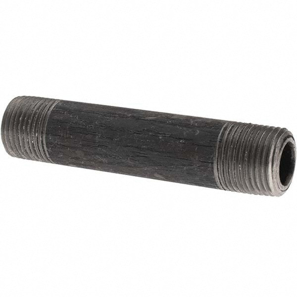 Black Pipe Nipple: 3/8