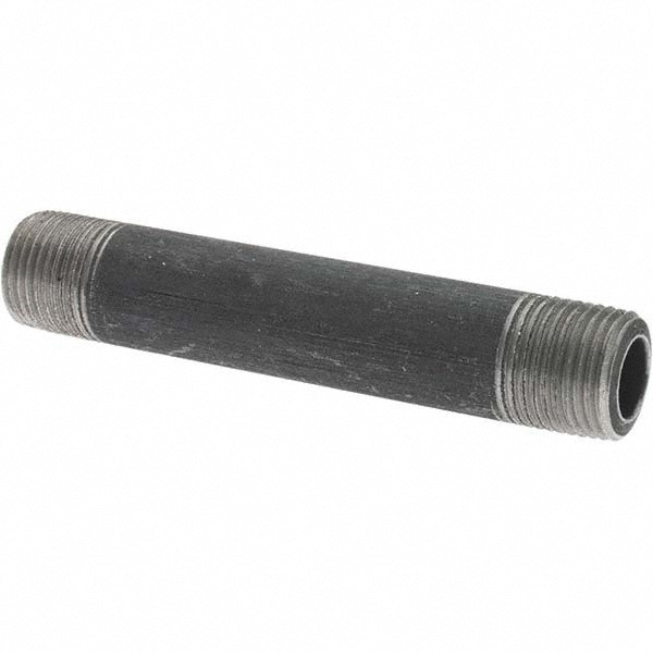 Black Pipe Nipple: 3/8