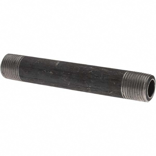 Black Pipe Nipple: 3/8